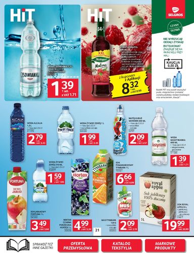 Gazetka Selgros - Selgros cash&carry - Oferta spożywcza od 22.10. do 04.11. - strona 21