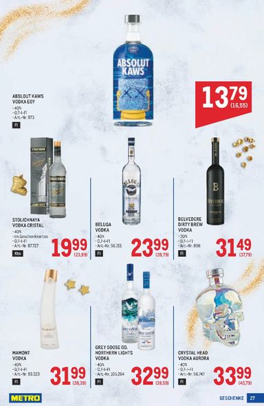 METRO-Flugblatt - Metro - Weihnachtsdeko gültig ab 15.10. bis 24.12. - seite 27