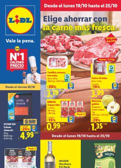 Lidl folleto válido a partir del lunes 19/10
