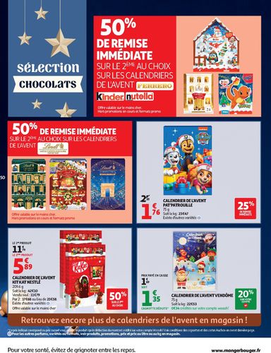 Catalogue Auchan - Auchan - 25 jours 2 hypers - Hypermarché valable dès le 03/11 au 08/11 - page 50