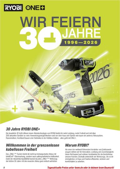 Prospekt toom - Toom - Maschinen gültig ab 13.04. bis 31.12. - seite 8