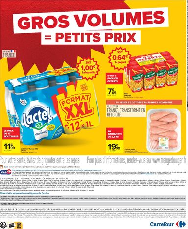 Catalogue Carrefour - Carrefour - Gros Volumes = Petits Prix valable dès le 22/10 au 09/11 - page 28