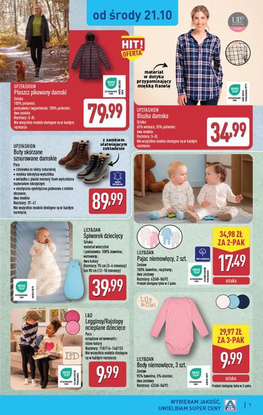 Gazetka ALDI - ALDI - Artykuły przemysłowe i tekstylia od 21.10. do 24.10. - strona 7