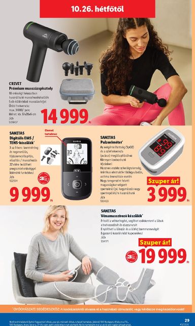 Akciós újság Lidl - Lidl - Nonfood érvényes 10.22.-tól 10.28.-ig - 29 oldal