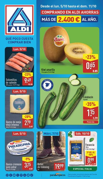 Folleto ALDI - ALDI del 05/10 al 11/10 - página 1