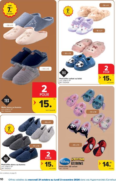 Folder Carrefour - Carrefour - Textile d'automne van 21/10 tot 02/11 - side 10
