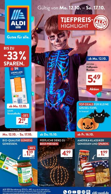 Prospekt ALDI Süd - ALDI SÜD gültig ab 12.10. bis 17.10. - seite 1