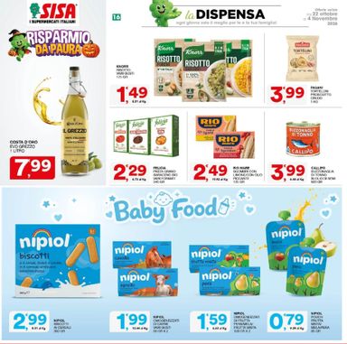 Volantino Sisa - Sisa valido dal 22/10 al 04/11 - pagina 16