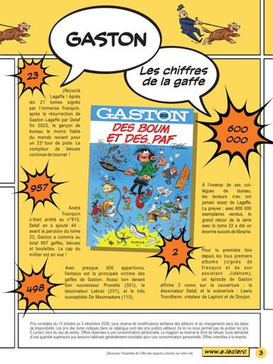Catalogue E.Leclerc - E.Leclerc - Les BD à ne pas manquer valable dès le 13/10 au 05/12 - page 3