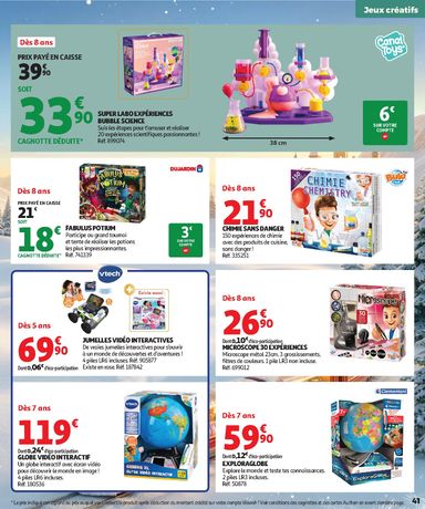 Folder Auchan - Auchan - Jouets de Noël van 16/10 tot 06/12 - side 41
