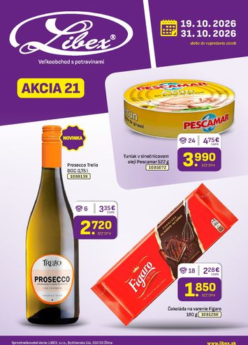 Leták Libex - Libex od 19.10. do 31.10. - strana 1