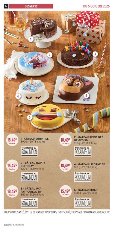 Catalogue Intermarché - Intermarché - Les Menus Traiteur valable dès le 06/10 au 28/03 - page 24