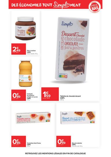 Catalogue Carrefour Market - Carrefour Market - Premier Prix Simpl valable dès le 03/11 au 22/11 - page 6