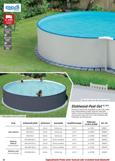 Prospekt toom - Toom - Pool, Sauna & Klima gültig ab 01.03. bis 31.12. - seite 10