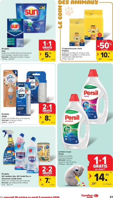 Folder Carrefour - Carrefour Market van 28/10 tot 03/11 - side 21