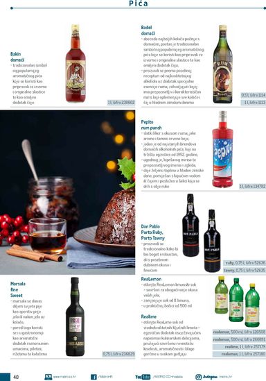 Katalog Metro - Metro - Poslovna rješenja - Proizvodi za slastičarstvo vrijedi od 01.01. do 31.12. - stranica 40