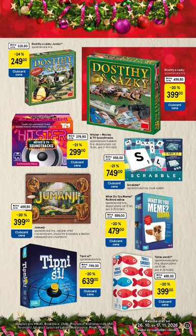 Leták Tesco - Tesco - Vánoční katalog hraček od 26.10. do 17.11. - strana 13