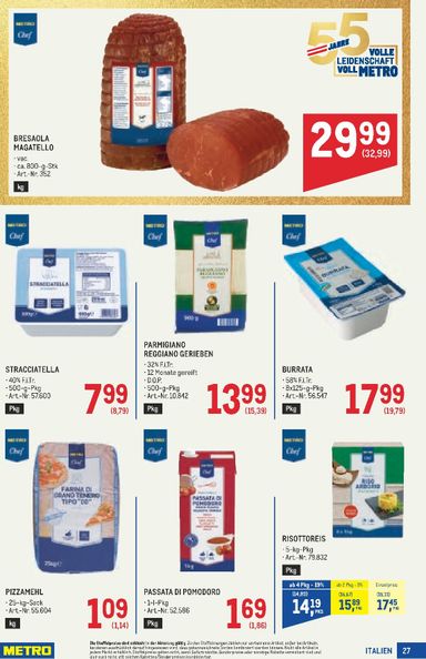 METRO-Flugblatt - Metro - Profi gültig ab 29.10. bis 11.11. - seite 27