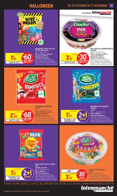 Catalogue Intermarché - Intermarché Hyper valable dès le 20/10 au 01/11 - page 33