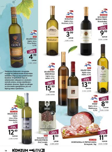 Katalog Konzum - Konzum - Vinoteka vrijedi od 12.10. do 25.10. - stranica 14