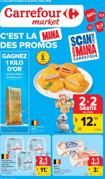 Folder Carrefour - Carrefour Market van 21/10 tot 27/10 - side 1