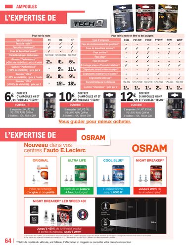 Catalogue E.Leclerc - E.Leclerc - L'auto valable dès le 12/05 au 27/03 - page 64