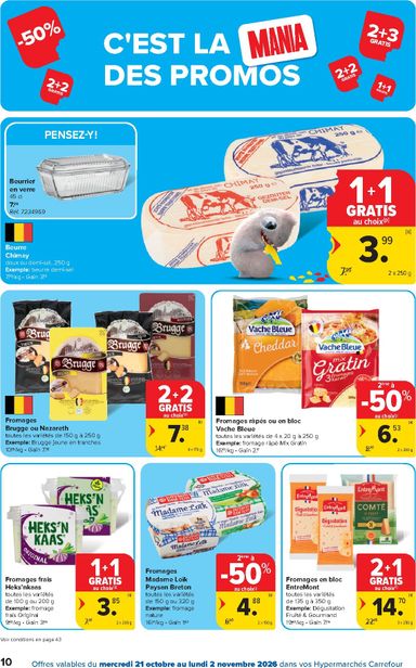 Folder Carrefour - Carrefour Hypermarchés van 21/10 tot 02/11 - side 10