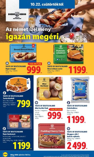 Akciós újság Lidl - Lidl érvényes 10.22.-tól 10.28.-ig - 30 oldal