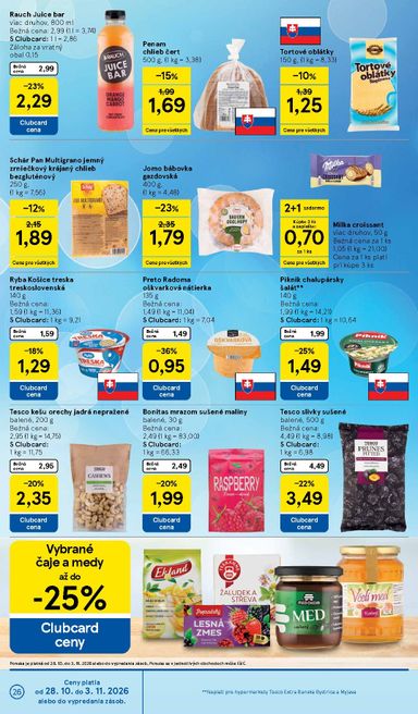 Leták Tesco - Tesco od 28.10. do 03.11. - strana 26