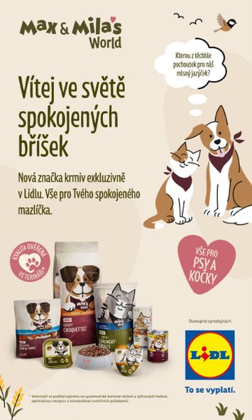 Leták Lidl - Lidl - Max & Mila's World od 12.10. do 31.12. - strana 1