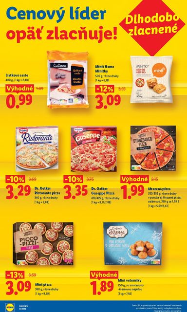 Leták Lidl - Lidl - Dlhodobo zlacnené od 03.07. do 31.12. - strana 12