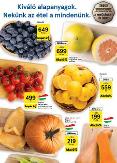 Tesco akciós újság, érvényes csütörtöktől 10.29.