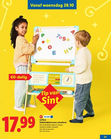 Folder Lidl - Lidl - Speelgoedboek van 09-10 tot 05-12 - side 23