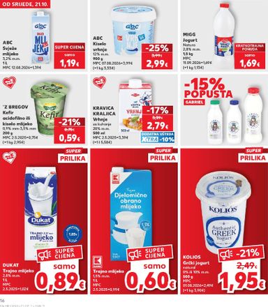 Katalog Kaufland - Kaufland vrijedi od 21.10. do 27.10. - stranica 16