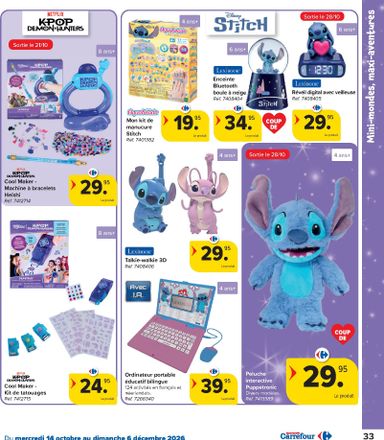 Folder Carrefour - Carrefour - Catalogue Jouets van 14/10 tot 06/12 - side 33