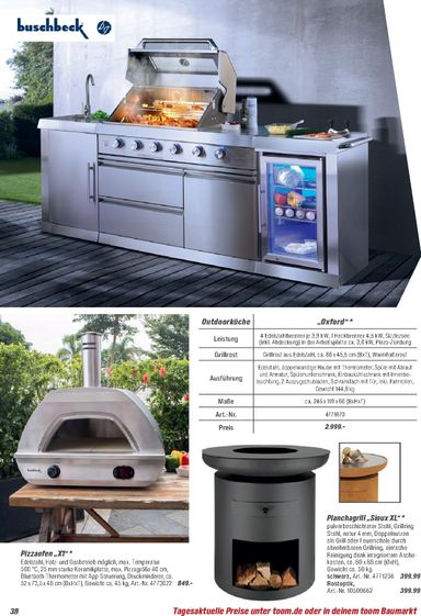 Prospekt toom - Toom - Grills & Zubehör gültig ab 01.03. bis 31.12. - seite 38