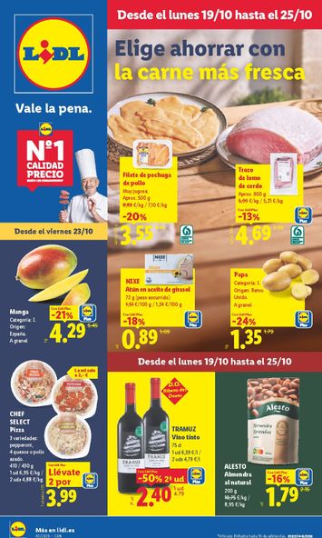 Folleto Lidl - Lidl - Islas Canarias del 19/10 al 25/10 - página 1