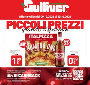 Volantino Gulliver - Gulliver valido dal 09/10 al 19/10 - pagina 1