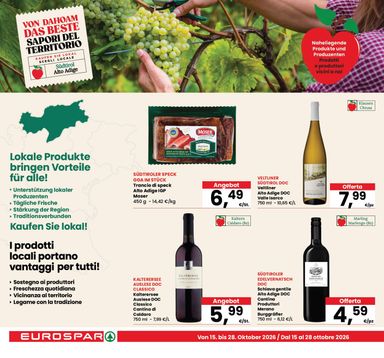 Volantino Eurospar - Eurospar - Bozen, Bolzano valido dal 15/10 al 28/10 - pagina 6