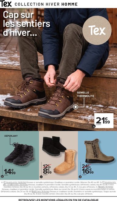 Catalogue Carrefour - Carrefour - Tex Catalogue Hiver valable dès le 20/10 au 02/11 - page 9