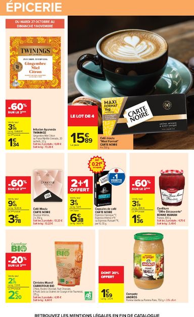 Catalogue Carrefour - Carrefour valable dès le 27/10 au 09/11 - page 41