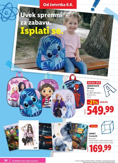 Katalog Lidl - Lidl - Back to school od 30.07 do 31.10 - strana 26