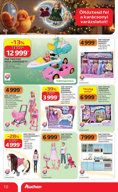 Akciós újság Auchan - Auchan Hipermarket érvényes 10.22.-tól 11.25.-ig - 10 oldal