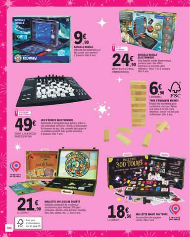 Catalogue E.Leclerc - E.Leclerc - Jouets de Noël valable dès le 20/10 au 05/12 - page 104