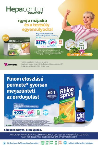 Akciós újság Gyöngy Patikák - Gyöngy Patikák érvényes 10.01.-tól 10.31.-ig - 4 oldal