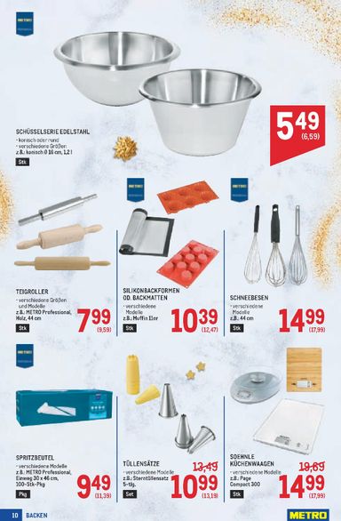 METRO-Flugblatt - Metro - Backen Spezial gültig ab 15.10. bis 25.11. - seite 10