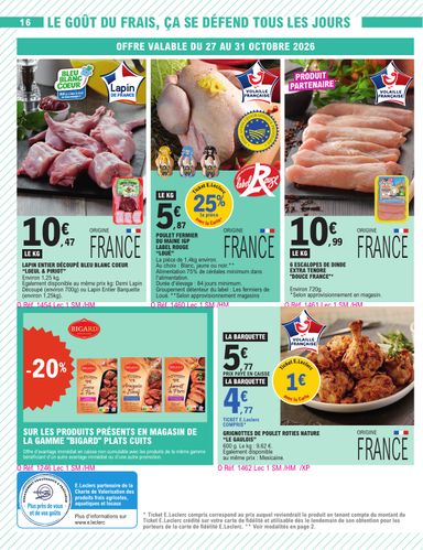 Catalogue E.Leclerc - E.Leclerc valable dès le 27/10 au 07/11 - page 16