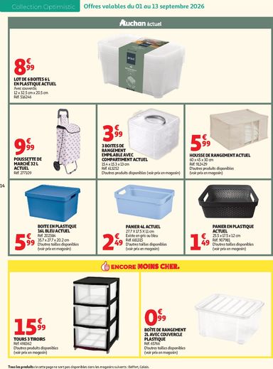 Catalogue Auchan - Auchan - Inspiration déco valable dès le 01/09 au 01/11 - page 14