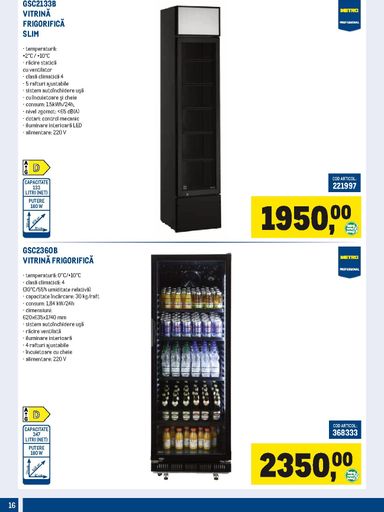 Catalogul Metro - Metro - Echipamente pentru magazinul tău de la 01.10. până la 04.01. - pagina 16