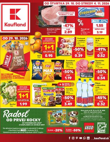 Leták Kaufland - Kaufland od 29.10. do 04.11. - strana 1